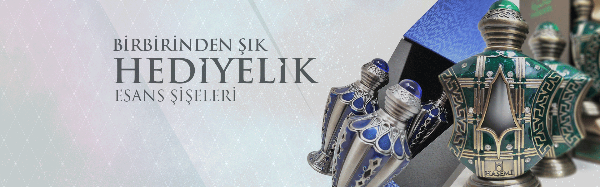 Birbirinden Şık Hediyelik Esans Şişeleri