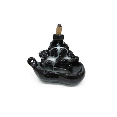 Şelale Seramik Buhurdanlık siyah